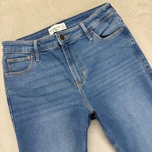 Abercrombie & Fitch Jeans Women's 28 Flare Ultra High Rise Boho Whiskered Denim